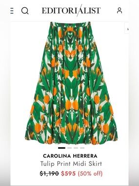 Authentic Carolina Herrera skirt